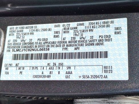 Used 2022 Lincoln Corsair FWD w/ Premium Package image 44