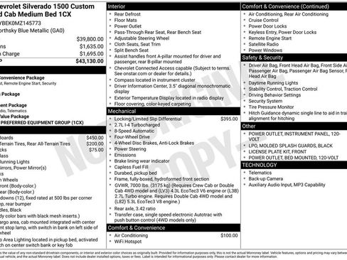Used 2021 Chevrolet Silverado 1500 Custom AWD/4WD image 2