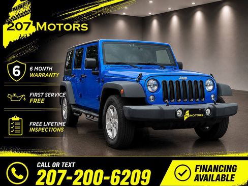 Used 2016 Jeep Wrangler Unlimited Sport w/ Quick Order Package 24S AWD/4WD image 1