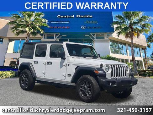 Certified 2024 Jeep Wrangler Unlimited Sport AWD/4WD image 1