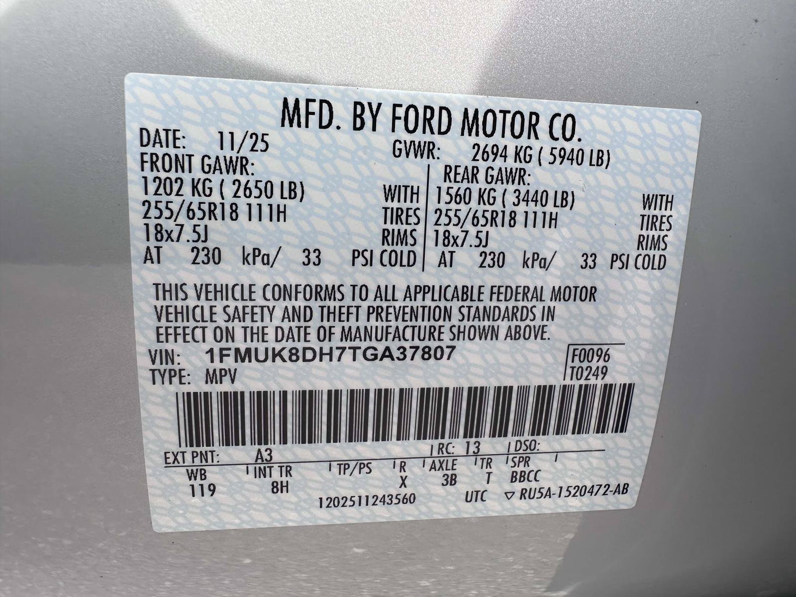 Used 2026 Ford Explorer Active AWD/4WD image 31