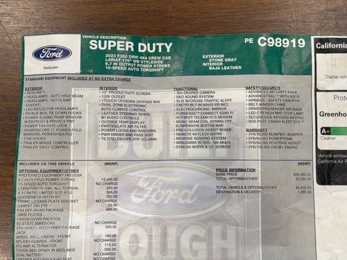 Used 2023 Ford F350 Lariat w/ Lariat Ultimate Package AWD/4WD image 79