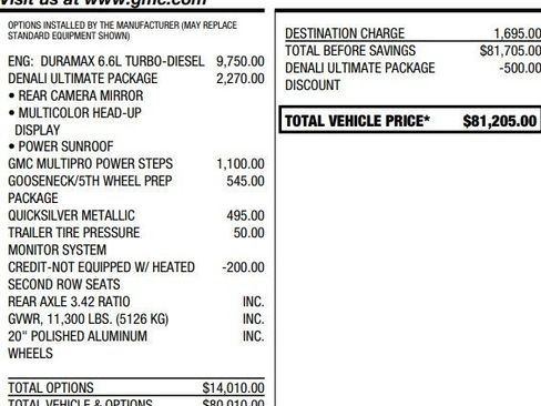 Certified 2022 GMC Sierra 2500 Denali w/ Denali Ultimate Package image 3