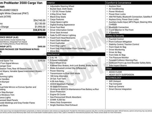 Used 2024 RAM ProMaster 3500 w/ Convenience Group image 30