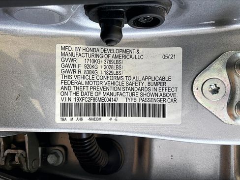 Used 2021 Honda Civic Sport image 35