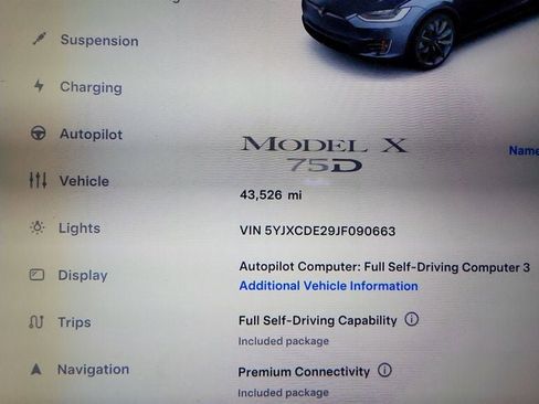 Used 2018 Tesla Model X 75D AWD/4WD image 13