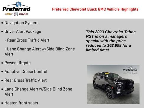 Certified 2023 Chevrolet Tahoe RST w/ Luxury Package AWD/4WD image 2