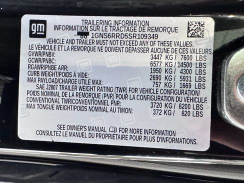 Certified 2025 Chevrolet Tahoe RST w/ Comfort Package AWD/4WD image 11