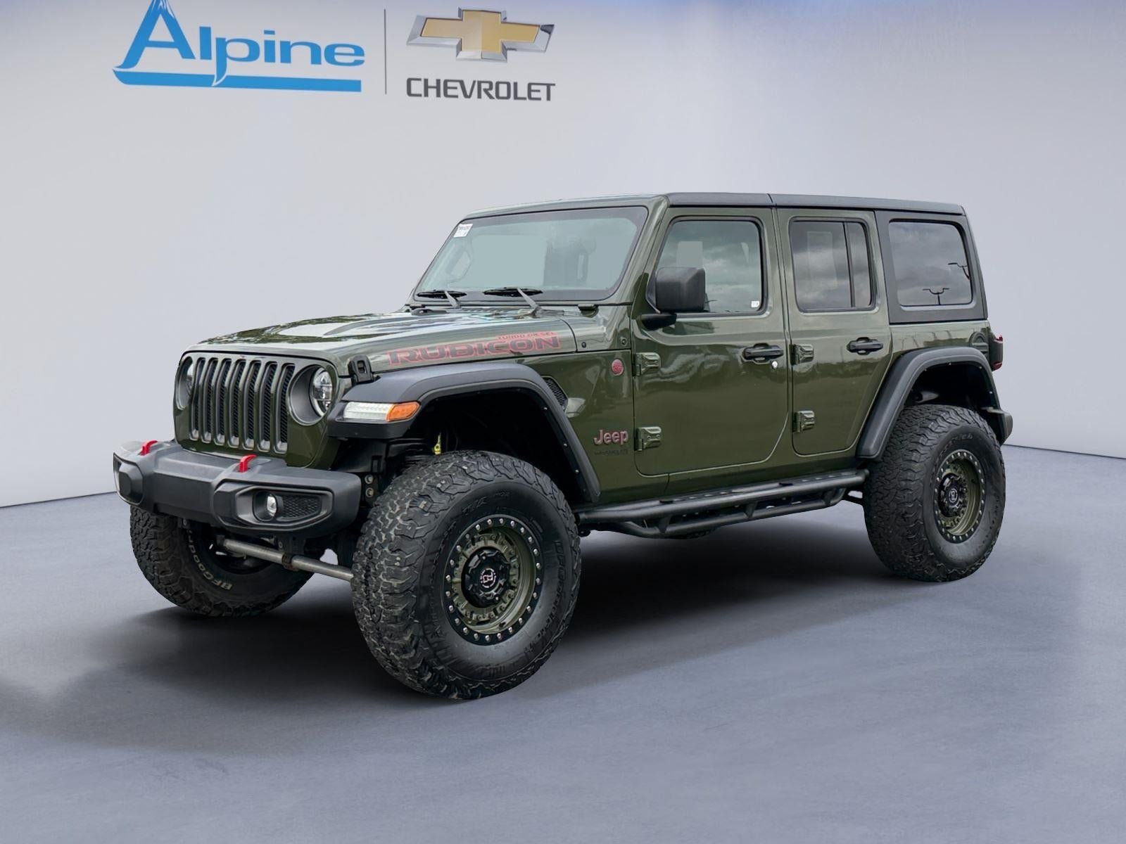 Used 2022 Jeep Wrangler Unlimited Rubicon w/ LED Lighting Group AWD/4WD image 1