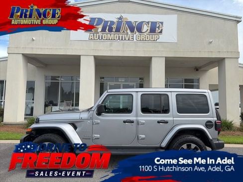 Used 2020 Jeep Wrangler Unlimited Sahara AWD/4WD image 1