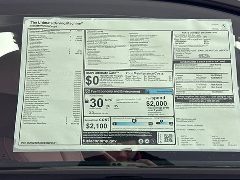 New 2026 BMW 230i Coupe w/ Premium Package image 29