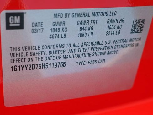 Used 2017 Chevrolet Corvette Grand Sport RWD image 19