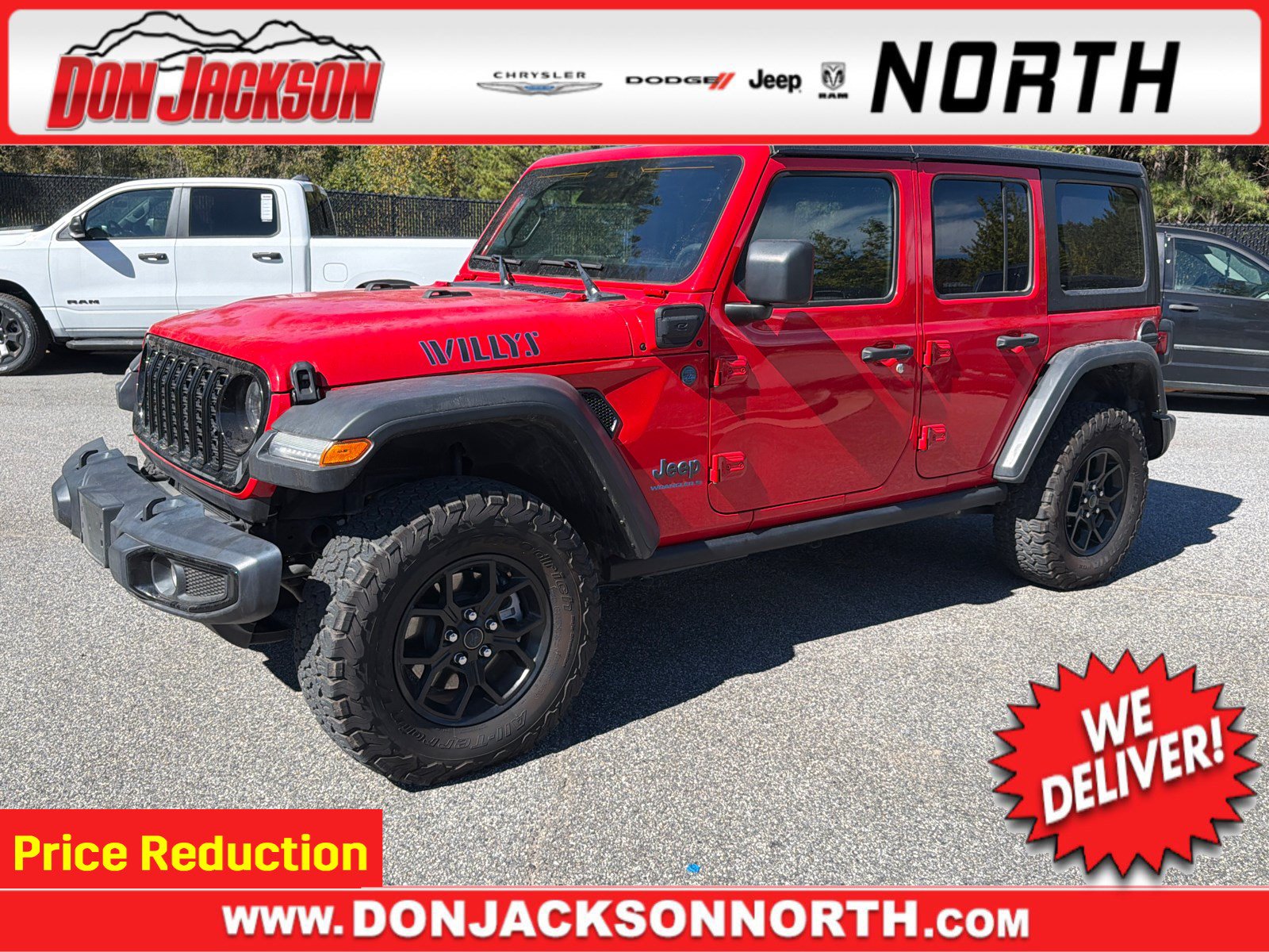 Certified 2025 Jeep Wrangler Unlimited Sport S 4xe AWD/4WD image 1