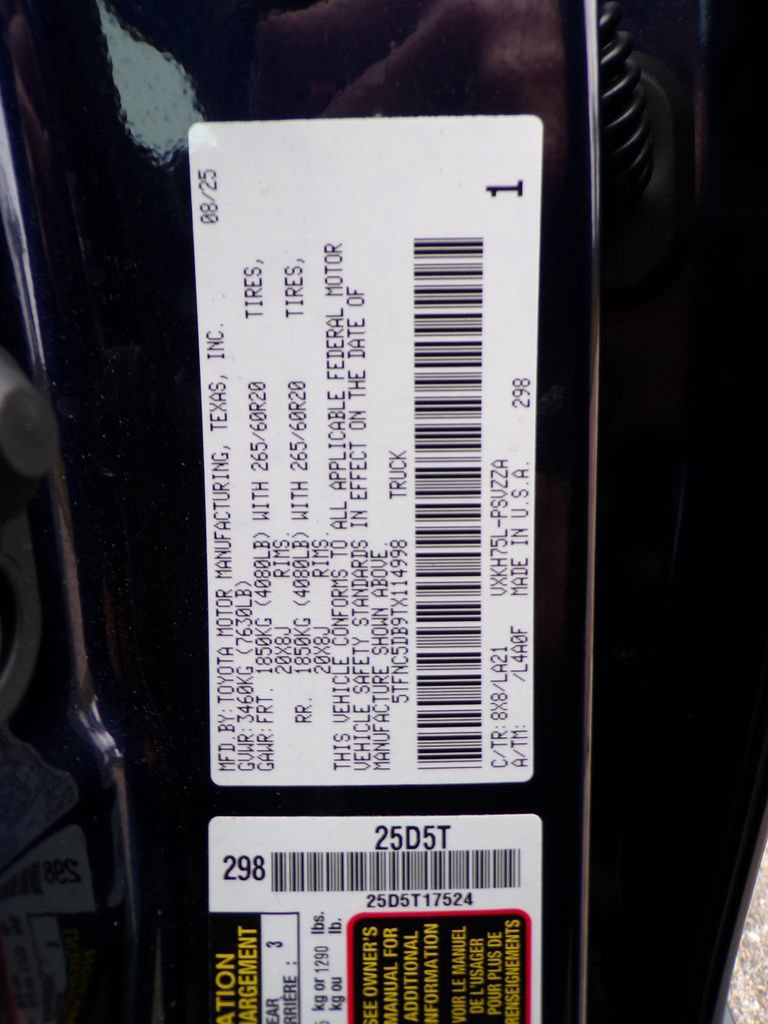 Used 2026 Toyota Tundra Platinum AWD/4WD image 35