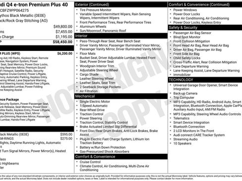 Certified 2023 Audi Q4 e-tron Premium Plus w/ Premium Plus RWD image 33