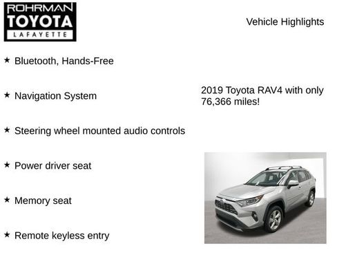 Used 2019 Toyota RAV4 Limited w/ Carpet Mat Package AWD/4WD image 7