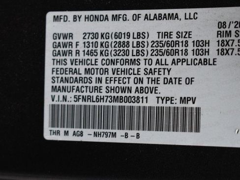 Used 2021 Honda Odyssey EX-L image 34