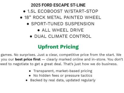 Certified 2025 Ford Escape ST-Line