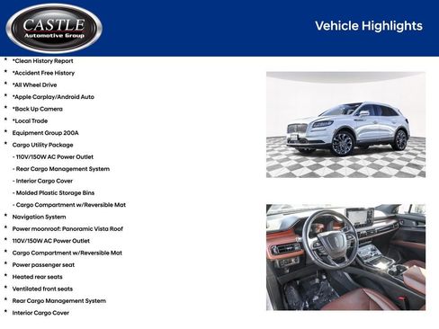 Used 2021 Lincoln Nautilus Reserve w/ Cargo Utility Package image 4