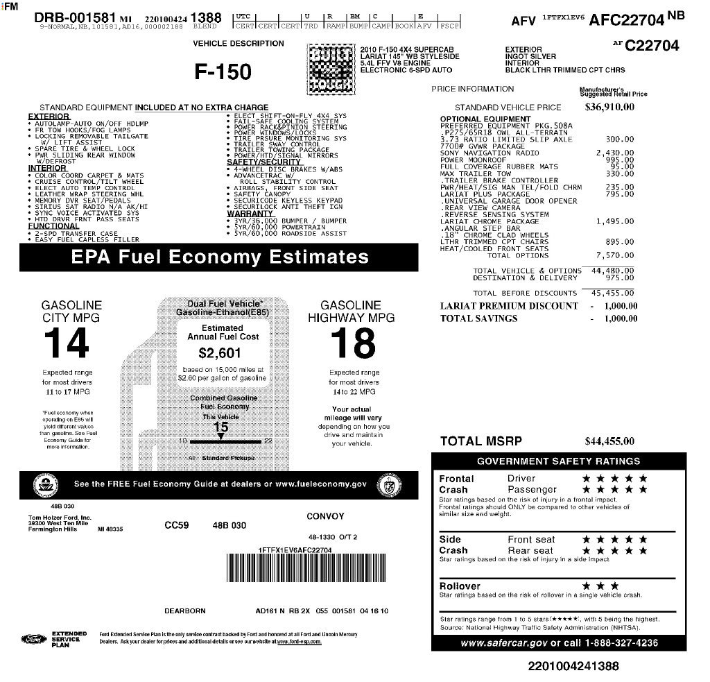 Used 2010 Ford F150 XL AWD/4WD image 36