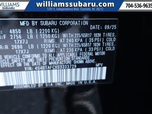 New 2025 Subaru Outback Premium w/ Popular Package #1 image 24