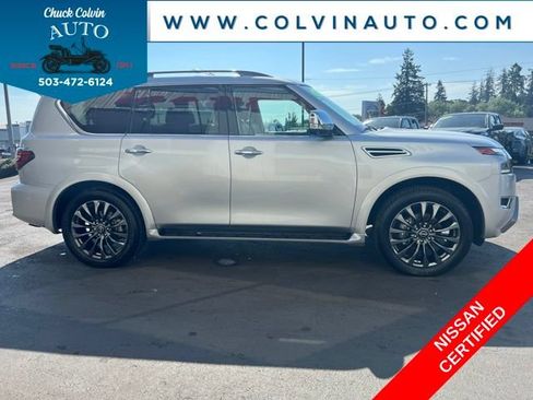 Certified 2023 Nissan Armada Platinum w/ Captain's Chairs Package AWD/4WD image 6