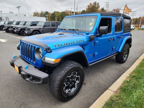 Used 2021 Jeep Wrangler Unlimited Rubicon 4xe w/ Cold Weather Group image 1