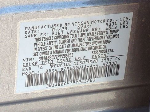 Certified 2023 Nissan Sentra SV w/ All-Weather Package image 29