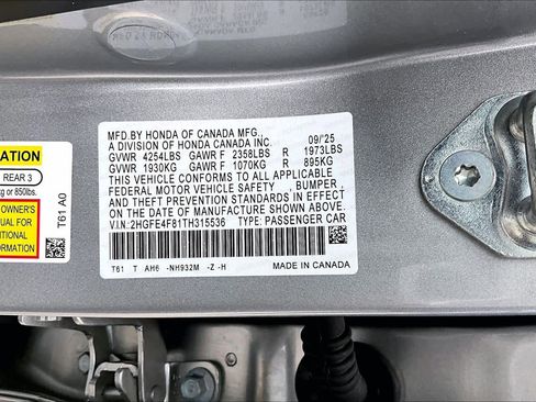 Used 2026 Honda Civic Sport image 34