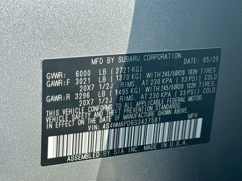 Certified 2025 Subaru Ascent Limited image 46