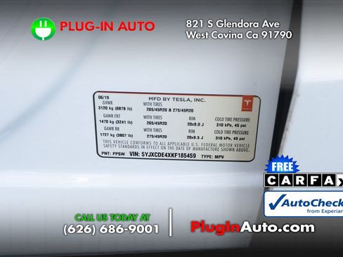 Used 2019 Tesla Model X Performance image 9