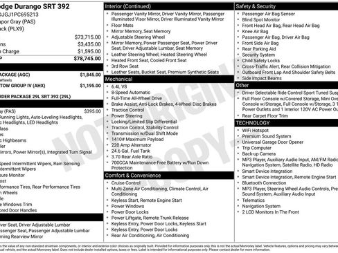 Used 2023 Dodge Durango SRT w/ Black Package AWD/4WD image 27