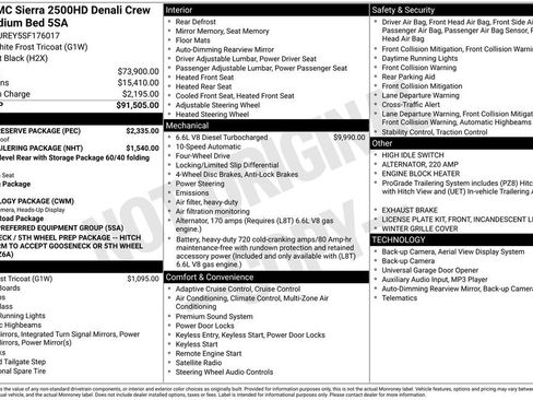 Used 2025 GMC Sierra 2500 Denali w/ Denali Reserve Package image 2