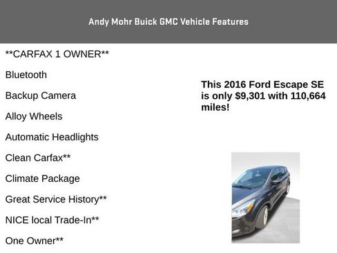 Used 2016 Ford Escape SE FWD image 4