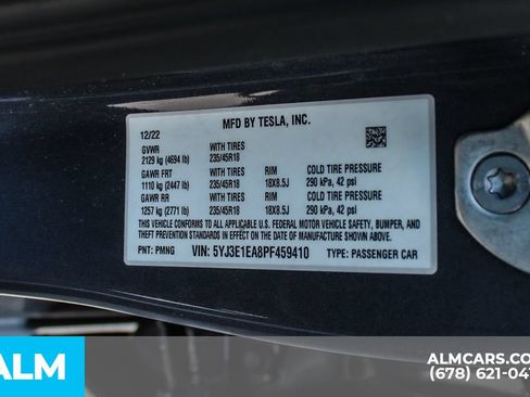 Used 2023 Tesla Model 3 Standard Range RWD image 34