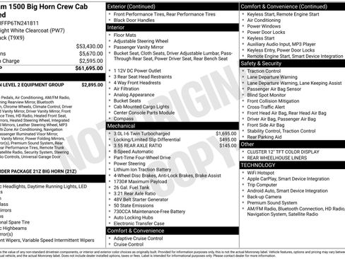 New 2026 RAM 1500 Big Horn AWD/4WD image 3