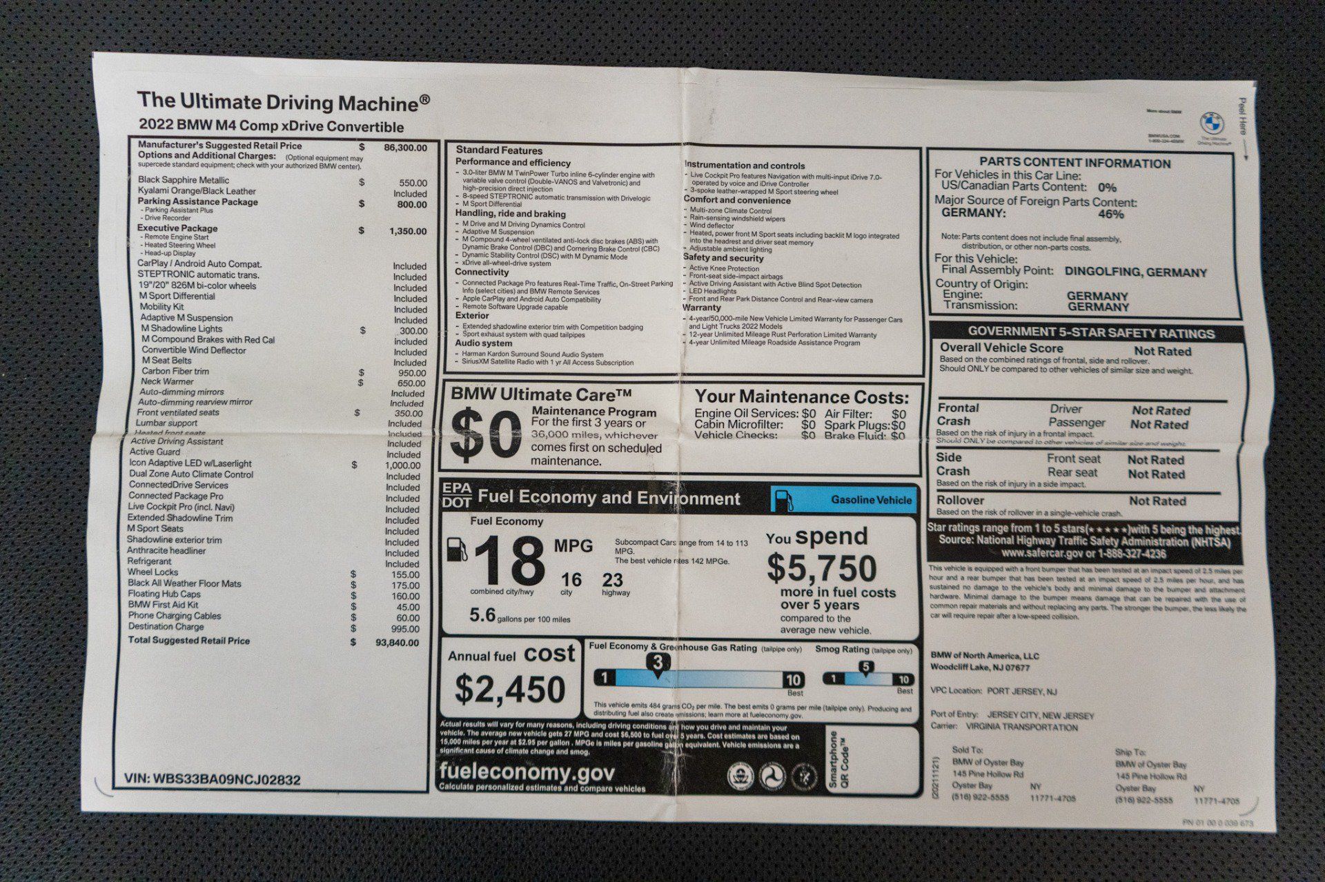 Used 2022 BMW M4 xDrive Competition w/ Executive Package AWD/4WD image 24