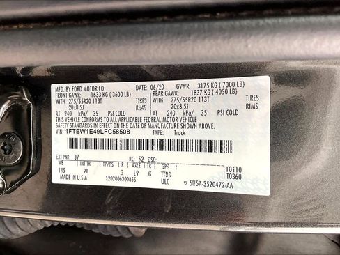 Used 2020 Ford F150 Platinum w/ Equipment Group 701A Luxury AWD/4WD image 35