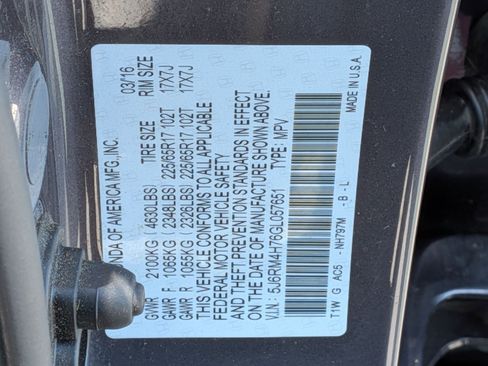 Used 2016 Honda CR-V EX-L image 40