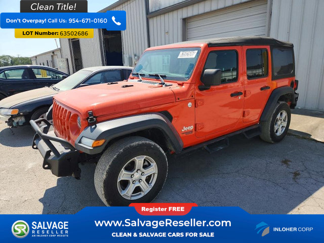 Used 2019 Jeep Wrangler Unlimited Sport S AWD/4WD image 1