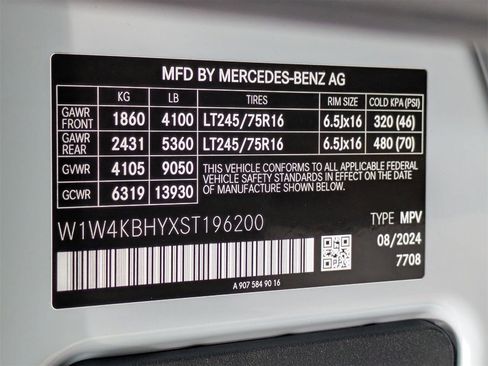 New 2025 Mercedes-Benz Sprinter 2500 image 14