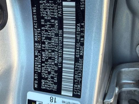 Used 2015 Toyota Avalon XLE Touring image 19