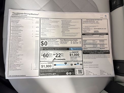 New 2026 BMW X5 xDrive50e w/ M Sport Package image 21