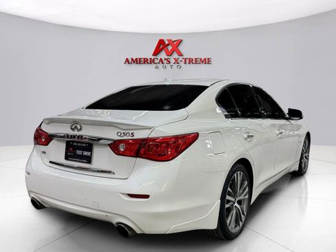 Used 2016 INFINITI Q50 Red Sport 400 AWD/4WD image 7