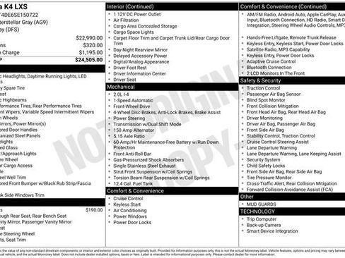 Certified 2025 Kia K4 FWD image 22