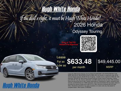 New 2026 Honda Odyssey Touring