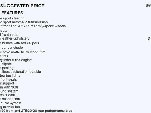 Used 2022 BMW 540i w/ M Sport Package RWD image 20