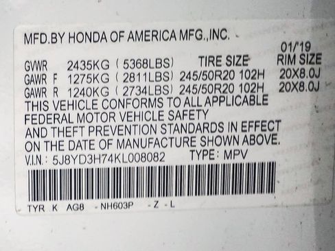 Used 2019 Acura MDX FWD w/ Tech & Entertainment image 34