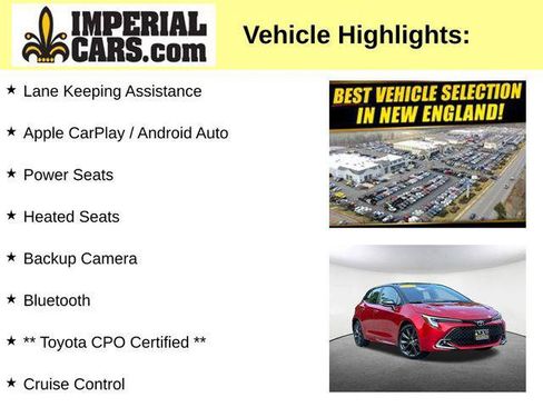 Certified 2025 Toyota Corolla XSE FWD image 3
