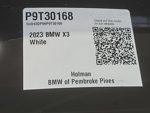 Used 2023 BMW X3 sDrive30i w/ Convenience Package RWD image 27